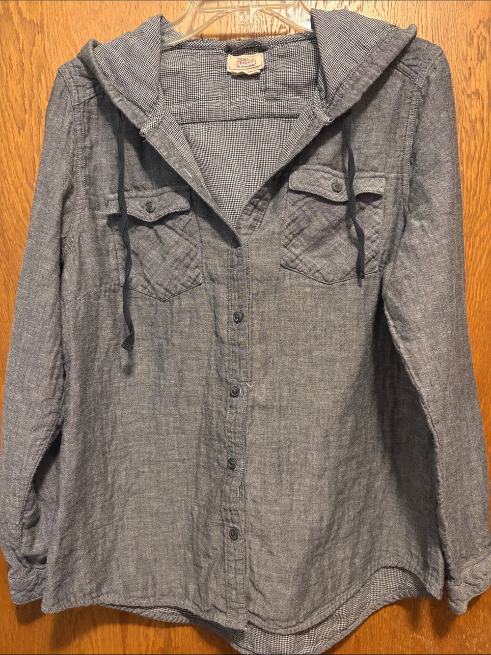 Boston Traders Black and White shirt, jacket size large